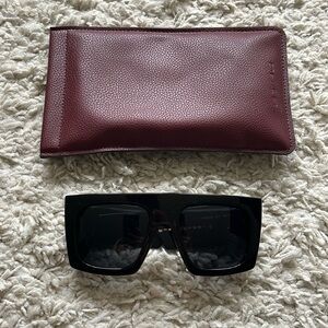 ETRO NEW Never Worn Black Acetate Sunglasses